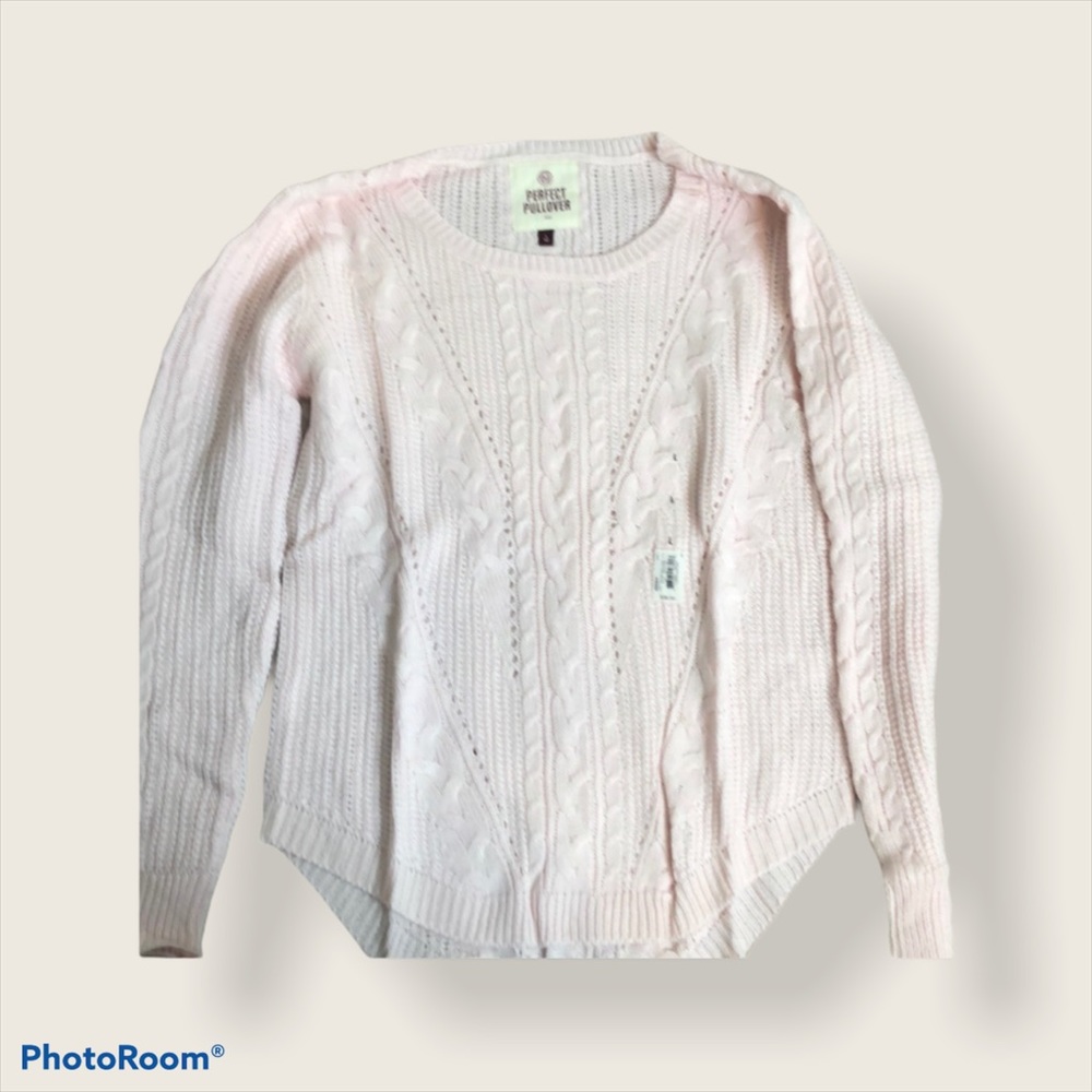 SO pink Sweater size large